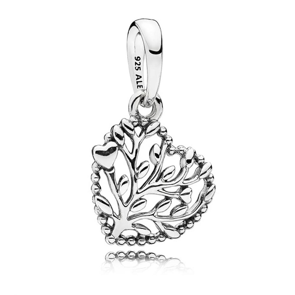 Tree of Love Heart Dangle Charm