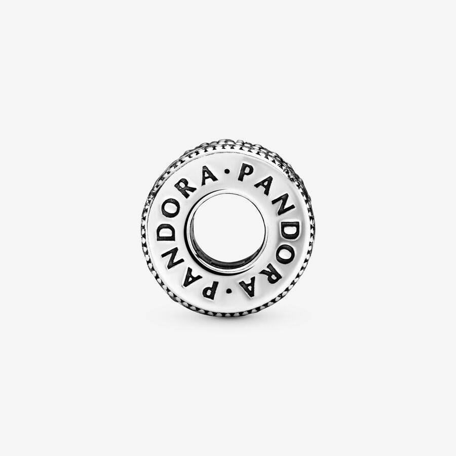 Spinning Hearts of Logo Charm