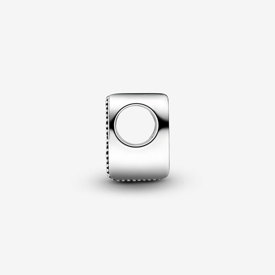 Letter M Silver Charm