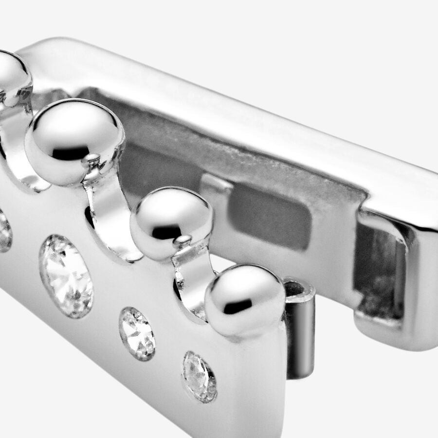Reflexions Crown Silver Clip Charm