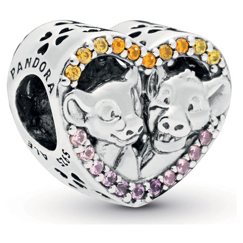 Simba and Nala Lion King Charm