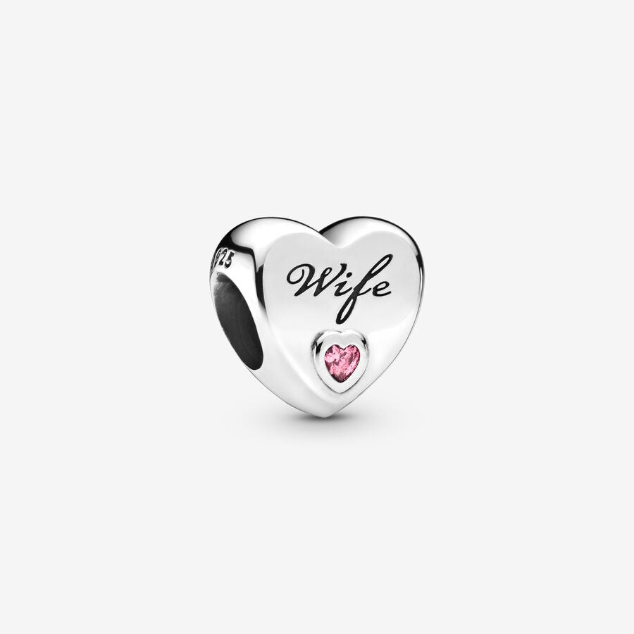 Wife Heart Charm