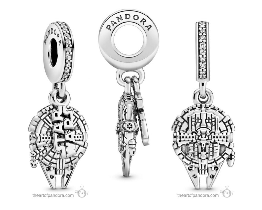Disney Parks Star Wars Millennium Falcon Dangle Charm