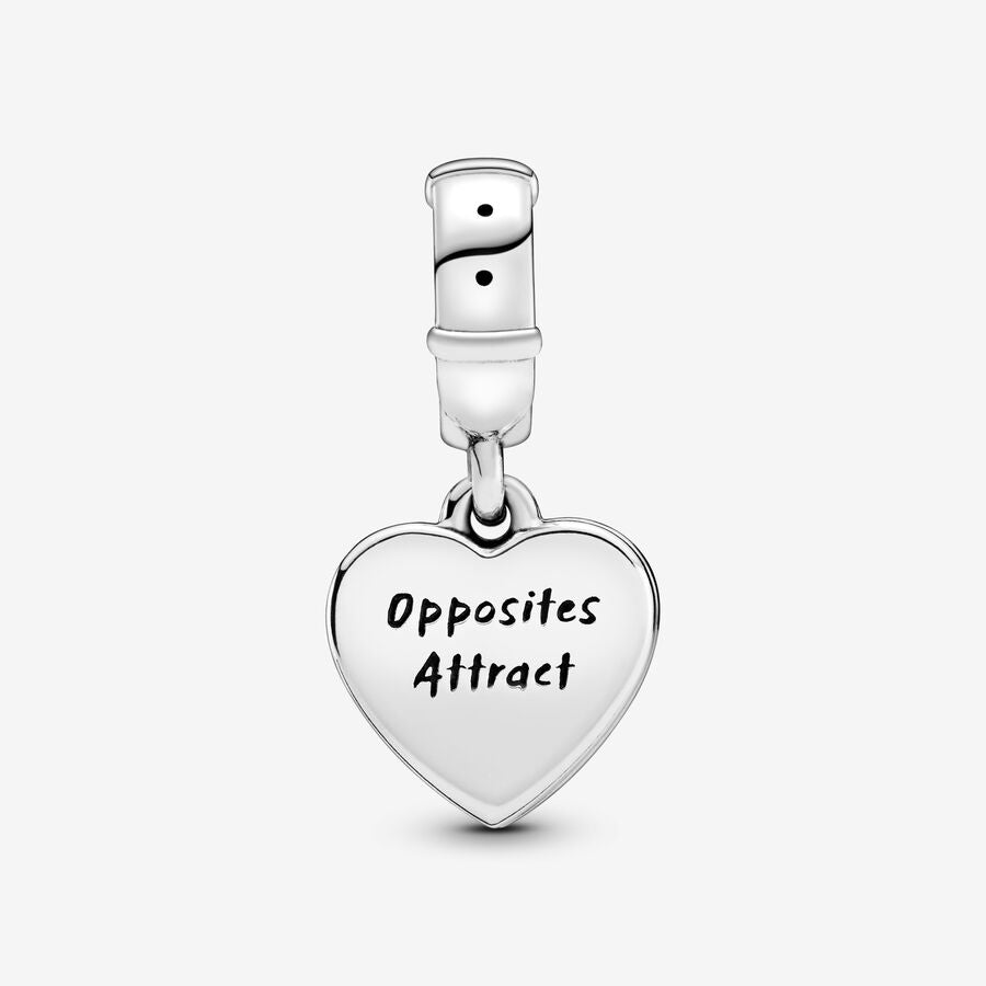 Disney Lady and the Tramp Heart Dangle Charm