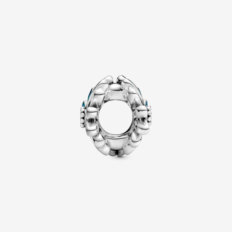 Blue Daisy Flower Charm