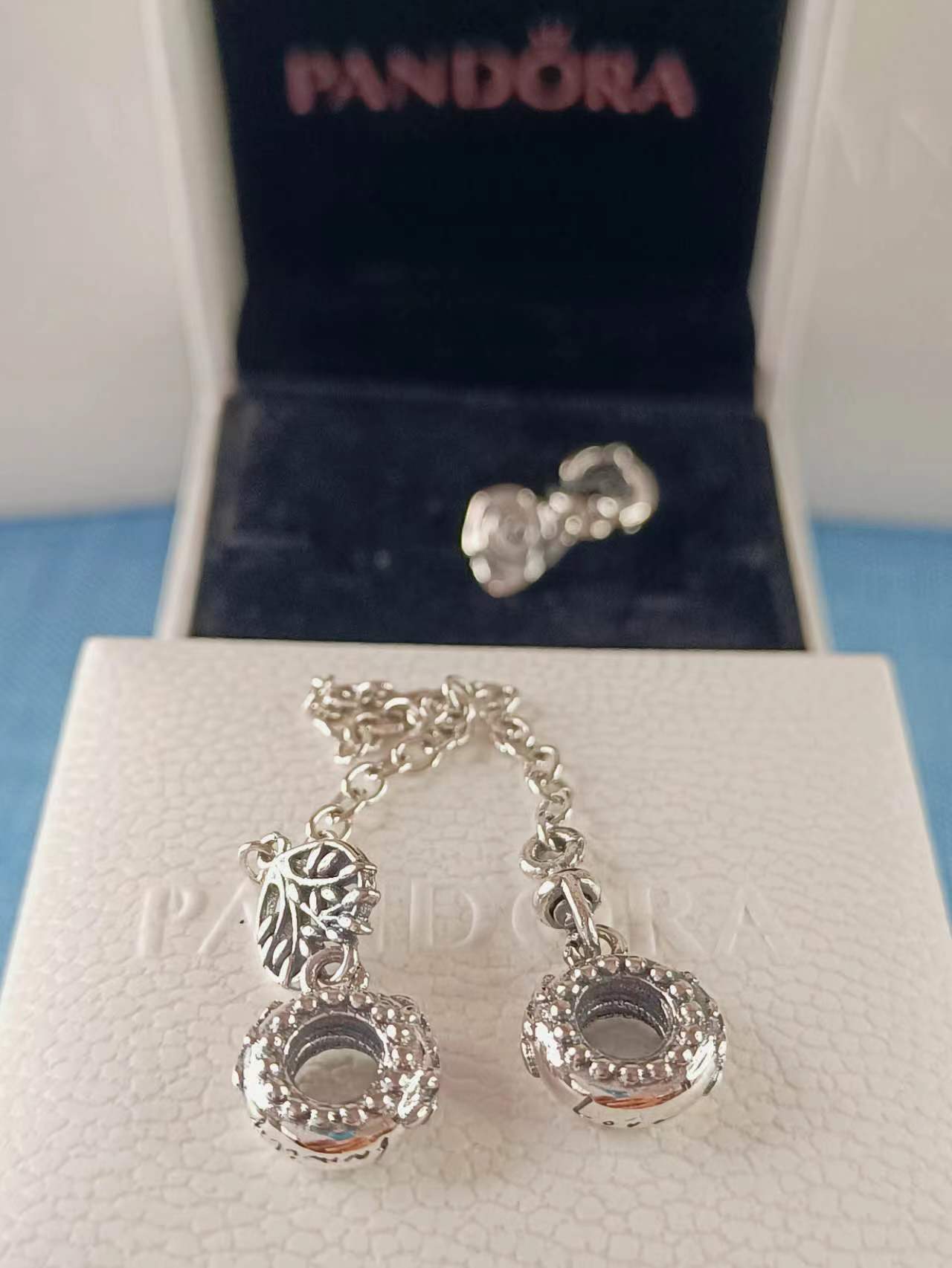 Heart Family Tree Safety Chain Charm