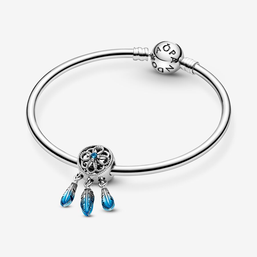 Blue Dreamcatcher Charm