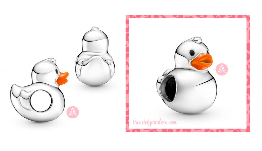 Polished Rubber Duck Charm
