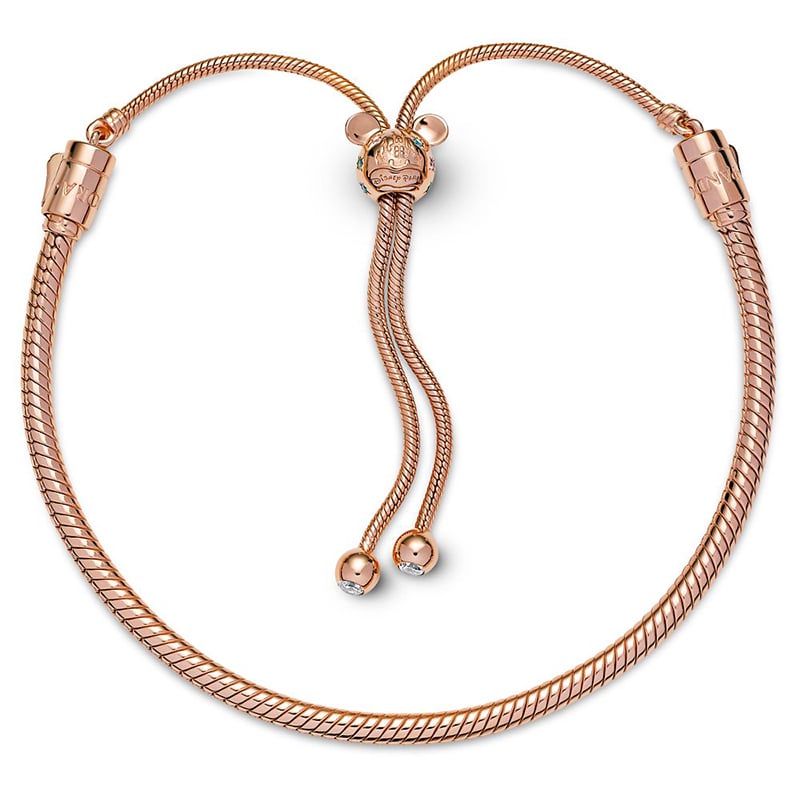 Bracelet Mickey Mouse Icon Fantasyland Castle Slider Rose Gold Adjustable
