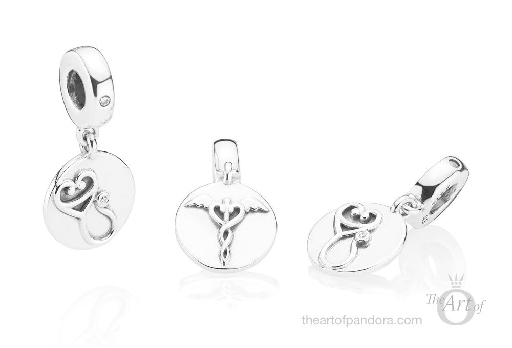 Dazzling Stethoscope Charm