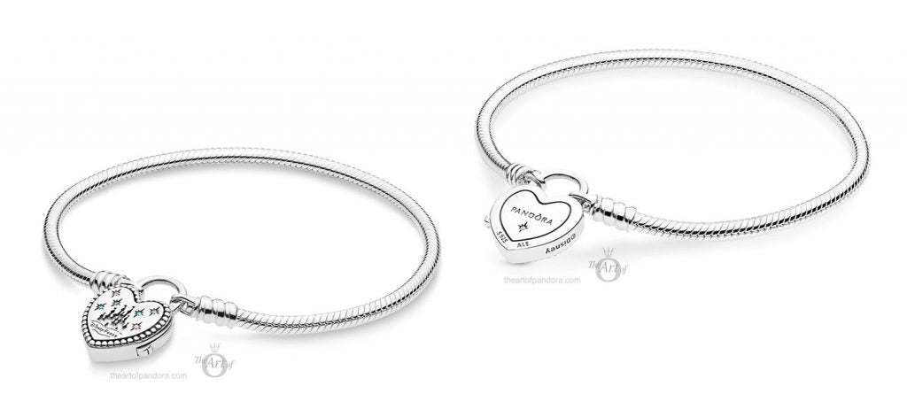 Disney Parks Fantasyland Castle Heart Bracelet