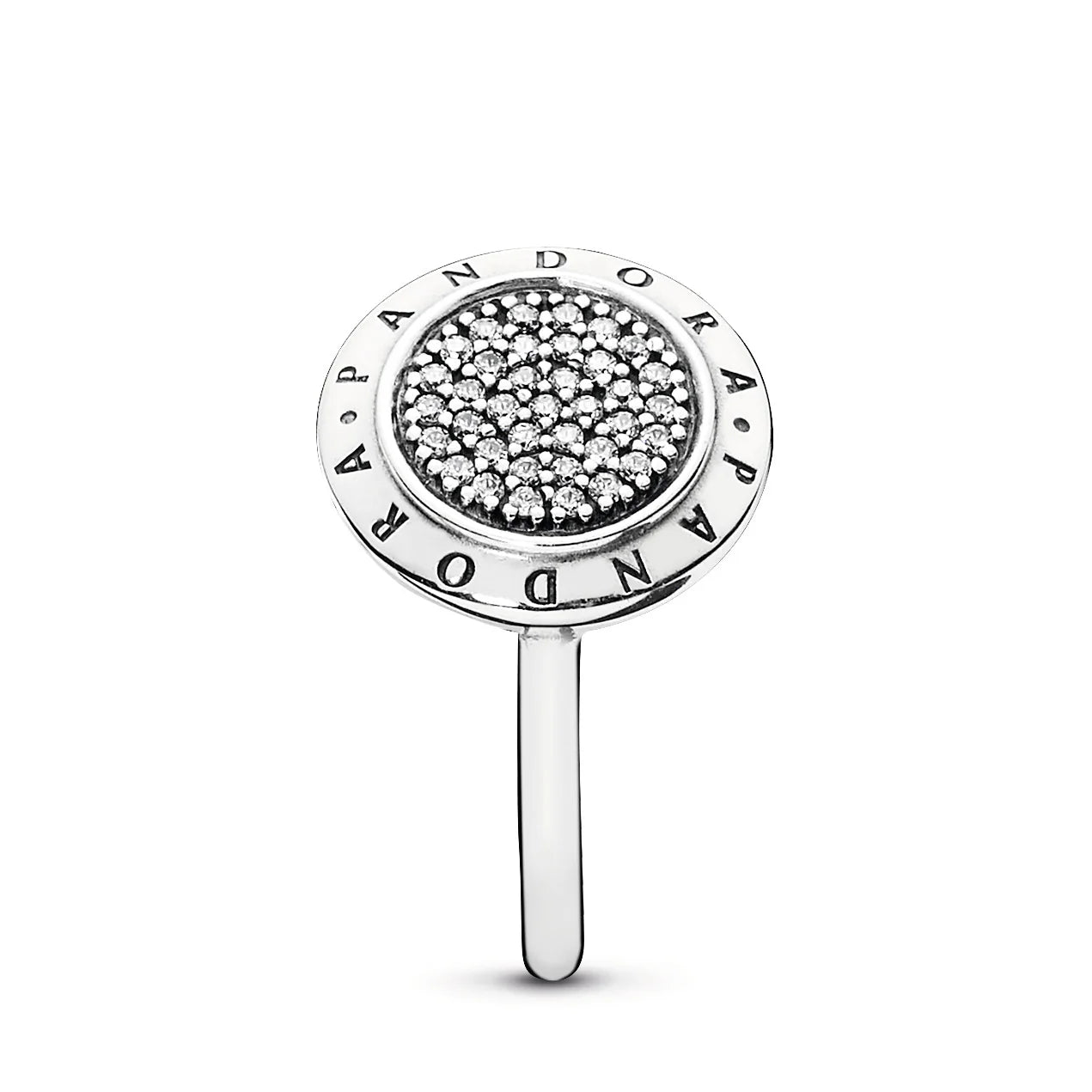 Signature Ring with Clear Zirconia