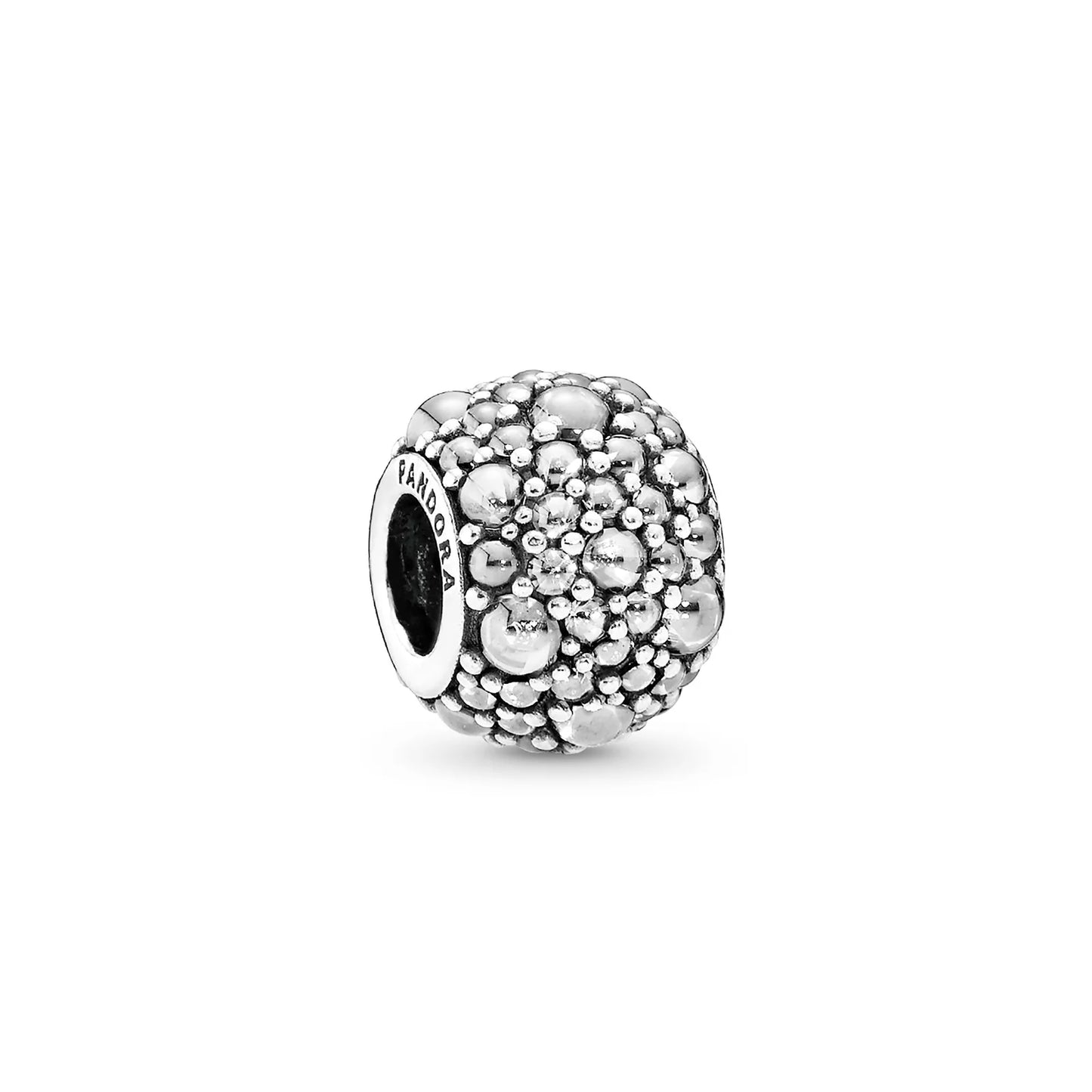 Shimmering Droplets Charm with Clear Zirconia