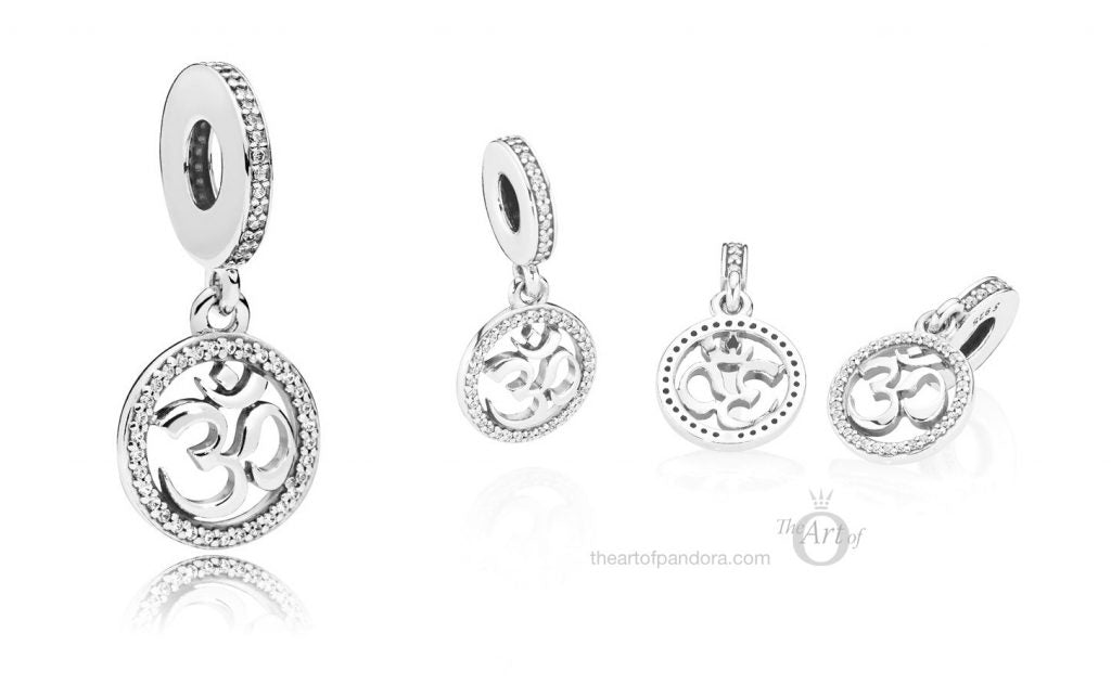 OM Symbol Dangle Charm