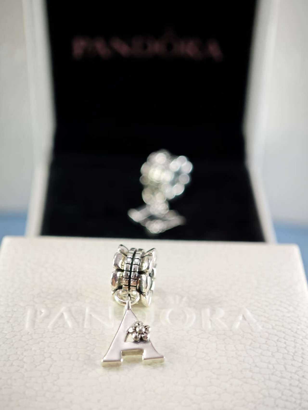 Letter A Dangle Bead