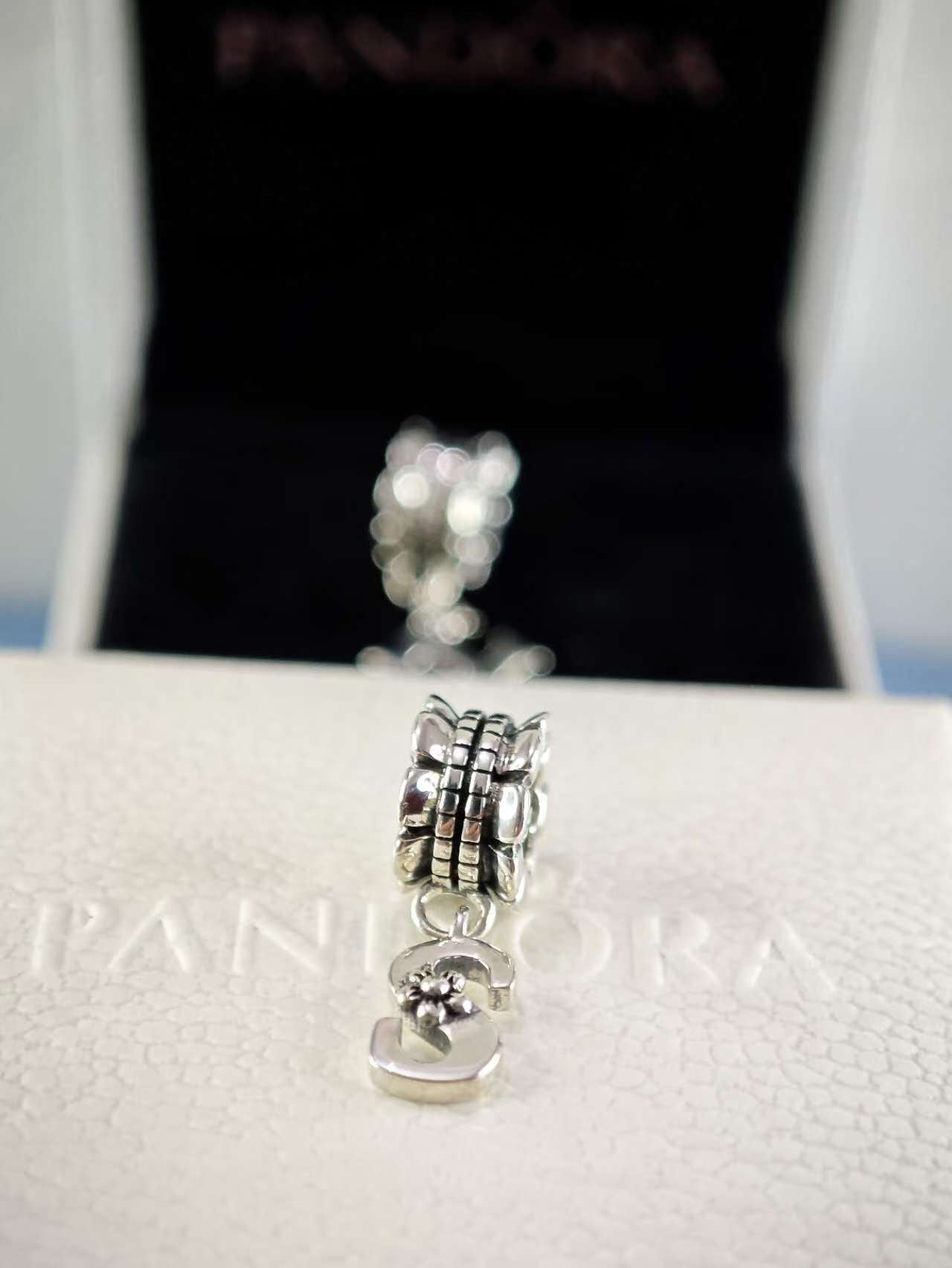 Letter S Dangle Bead