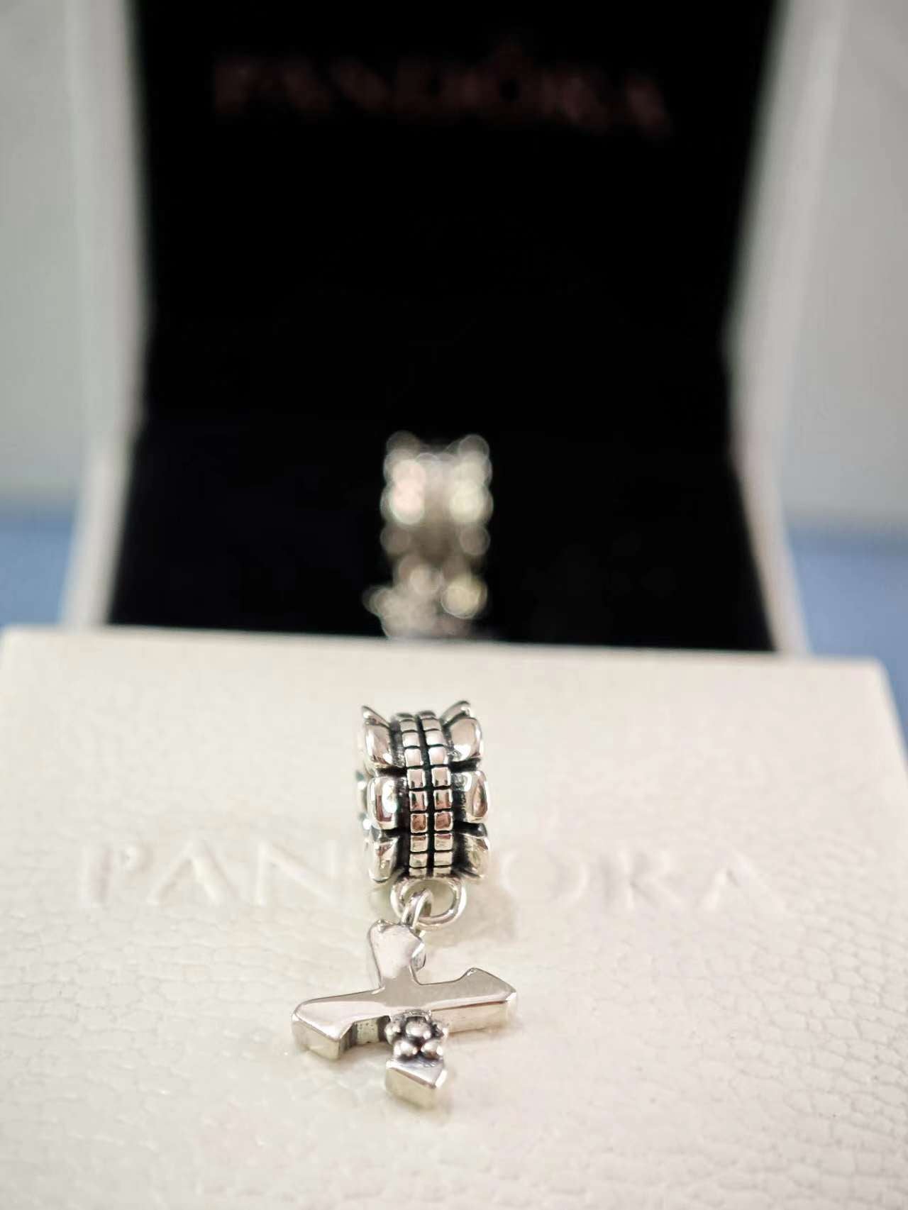 Letter X Dangle Bead