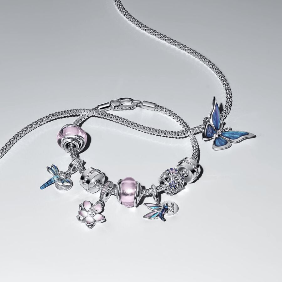 Hummingbird Double Dangle Charm
