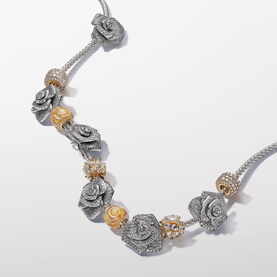 Sparkling Round Charm