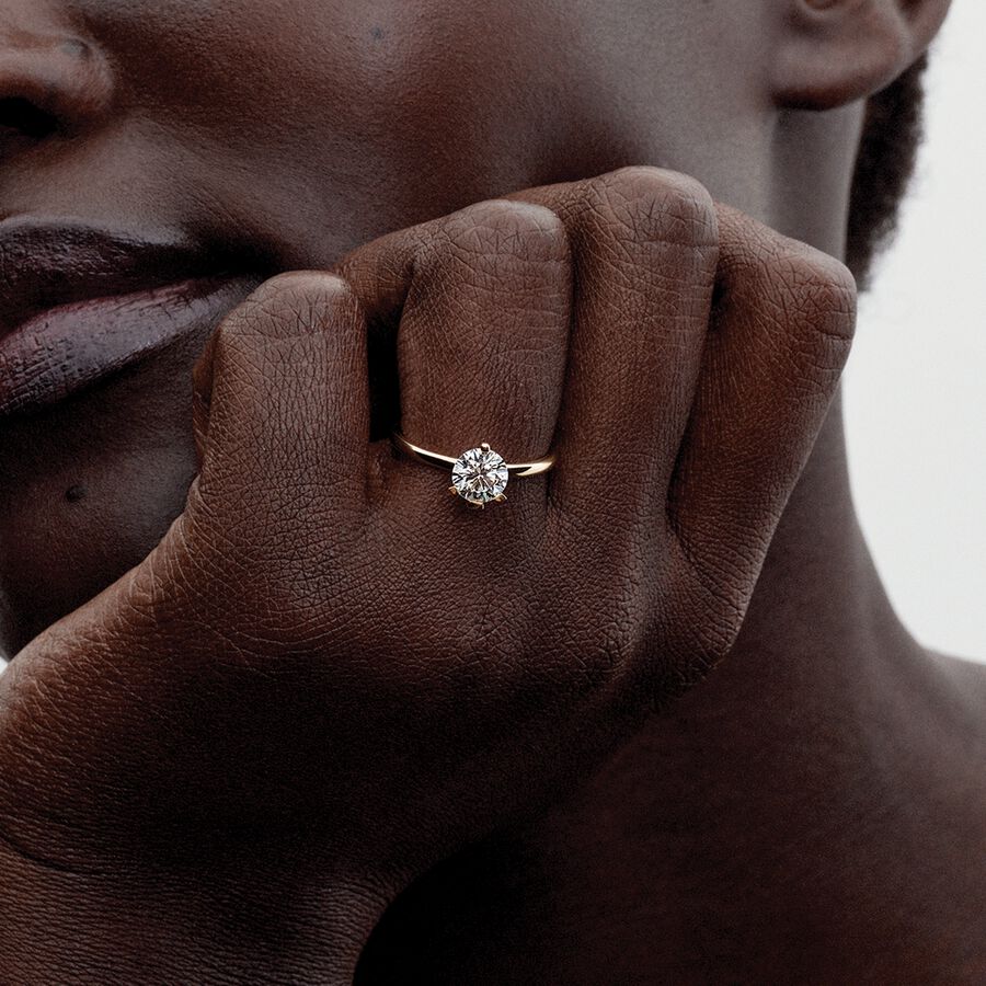 Nova Lab-grown Diamond Ring Gold-Plated