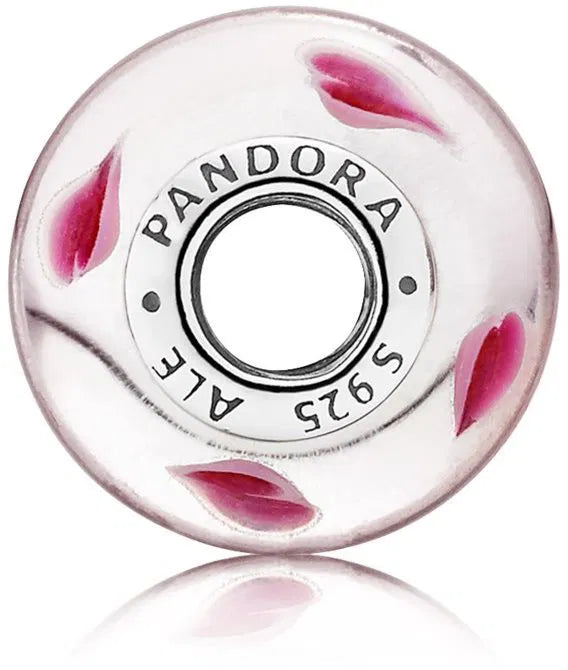 Wild Hearts Glass Charm