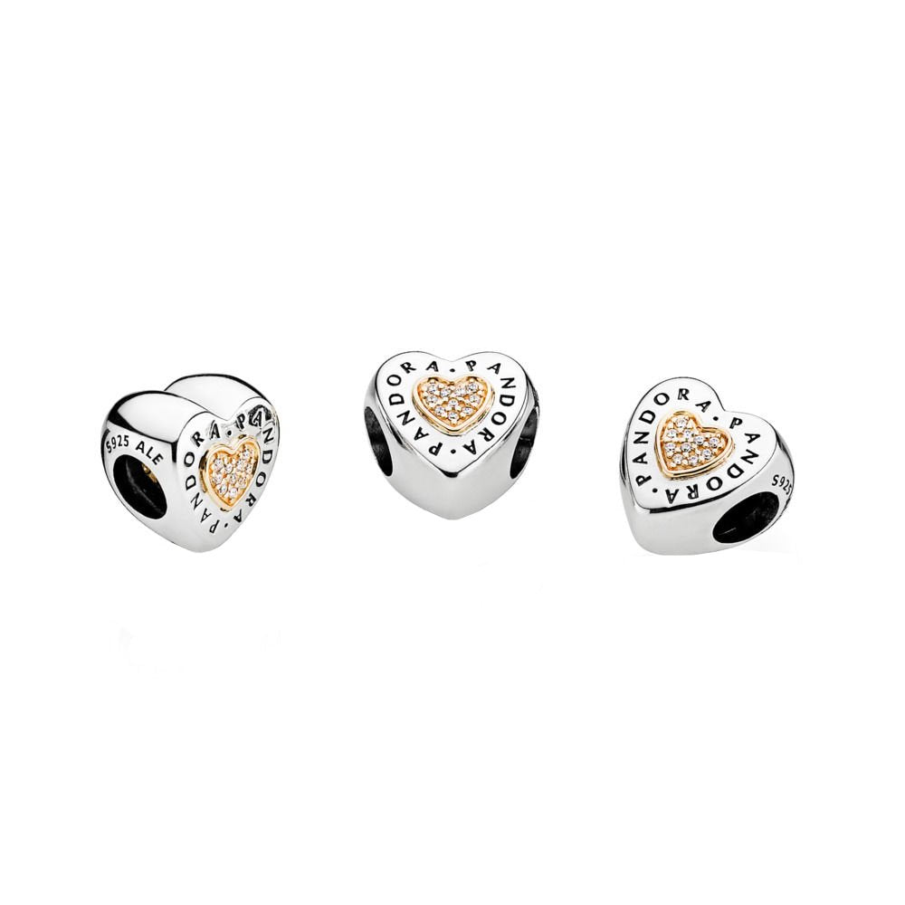 Signature Heart Gold Charm