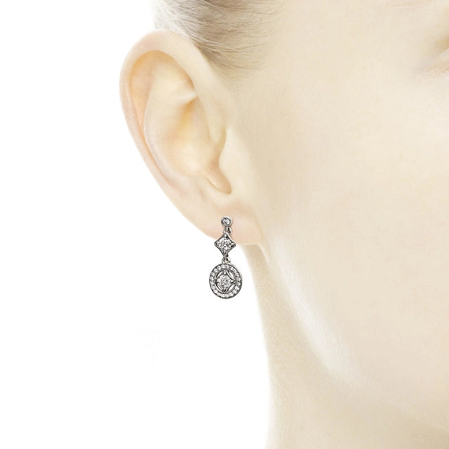 Vintage Allure Drop Earrings