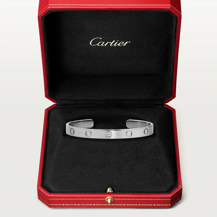 LOVE bracelet white gold open