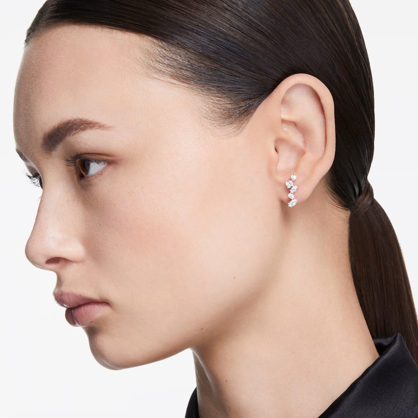 Galaxy ear cuffs, Lab-grown diamonds, Mixed shapes, white gold