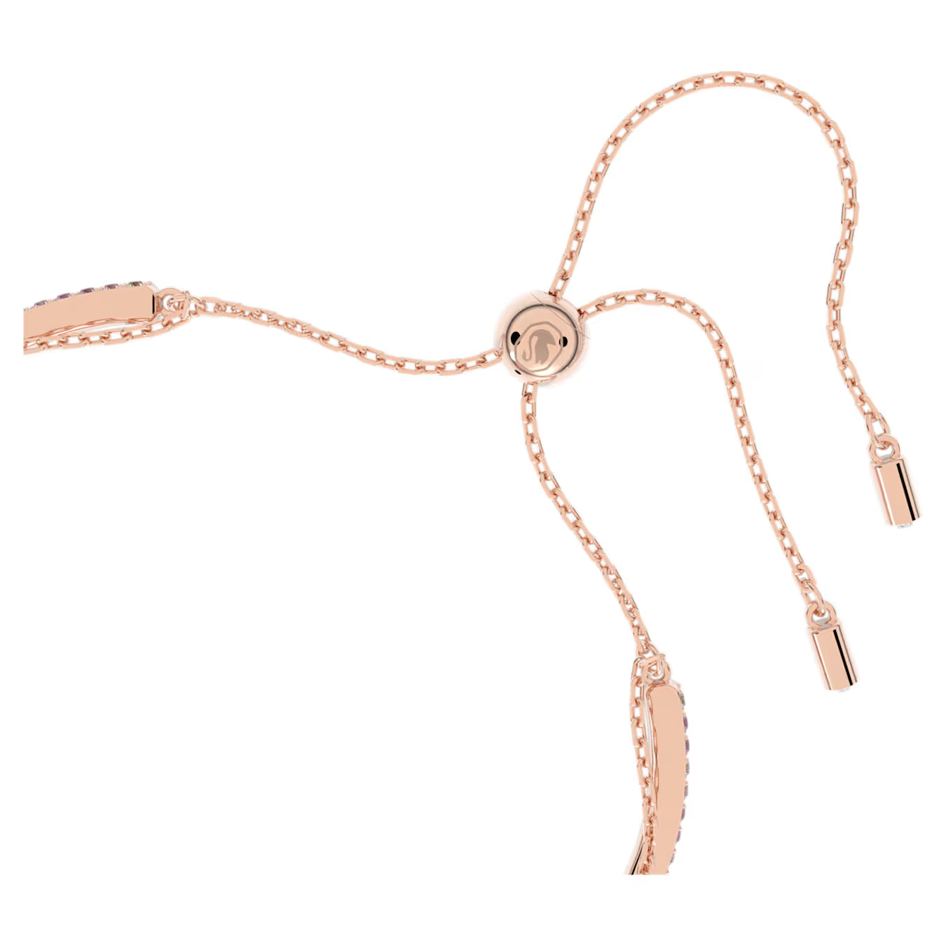 Gema 520 bangle, Candy, Pink, Rose gold-tone plated
