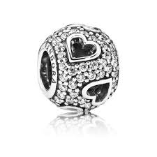 Tumbling Hearts Charm