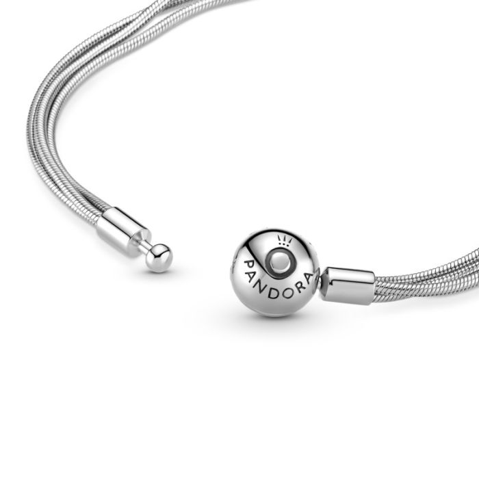 Moments Multi Snake Chain Bracelet Silver
