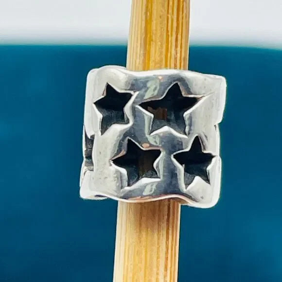 Silver Seeing Stars Charm