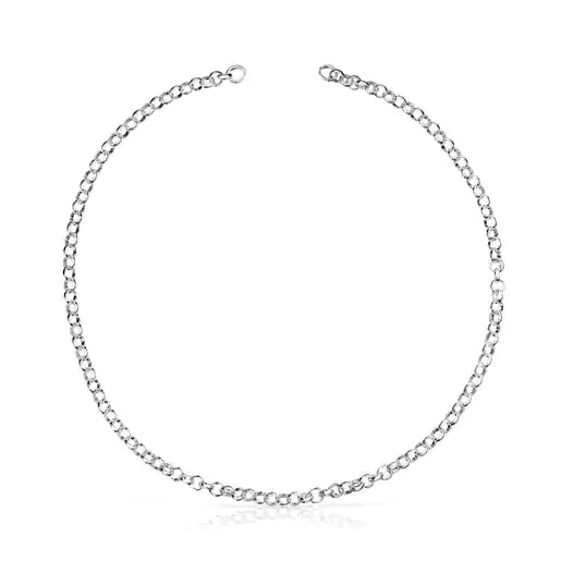 Silver Hold Choker 42CM