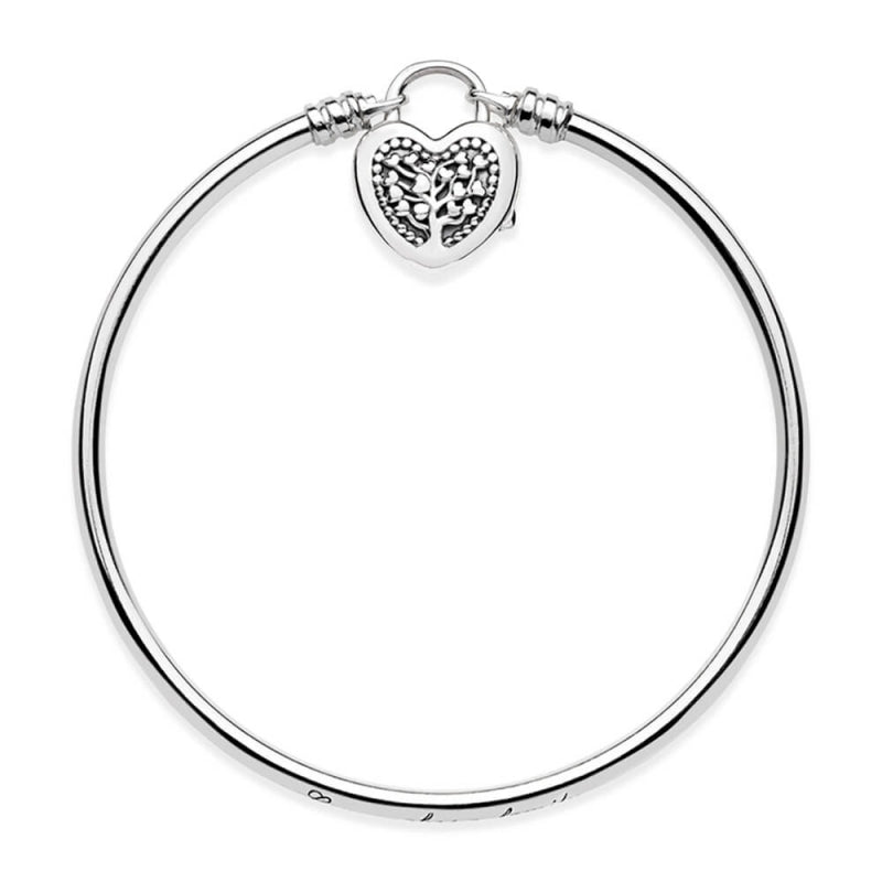 Tree of Love Padlock Bangle