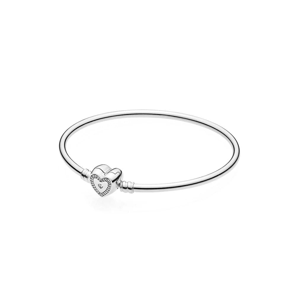 Wishful Heart Engraved Bangle