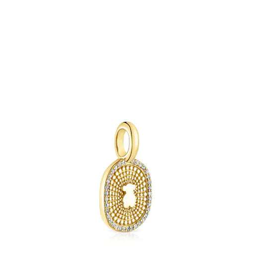 Gold Oursin Pendant