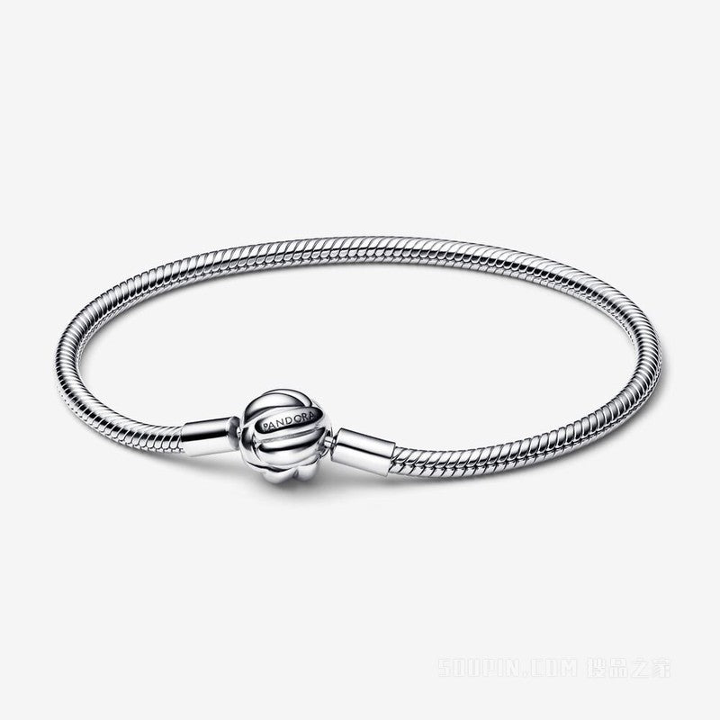Moments Concentric Knot Snake Chain Bracelet
