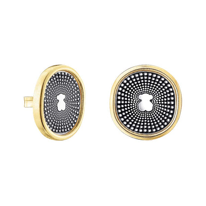 Two-tone Oursin Earrings