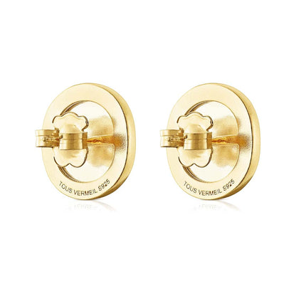 Two-tone Oursin Earrings