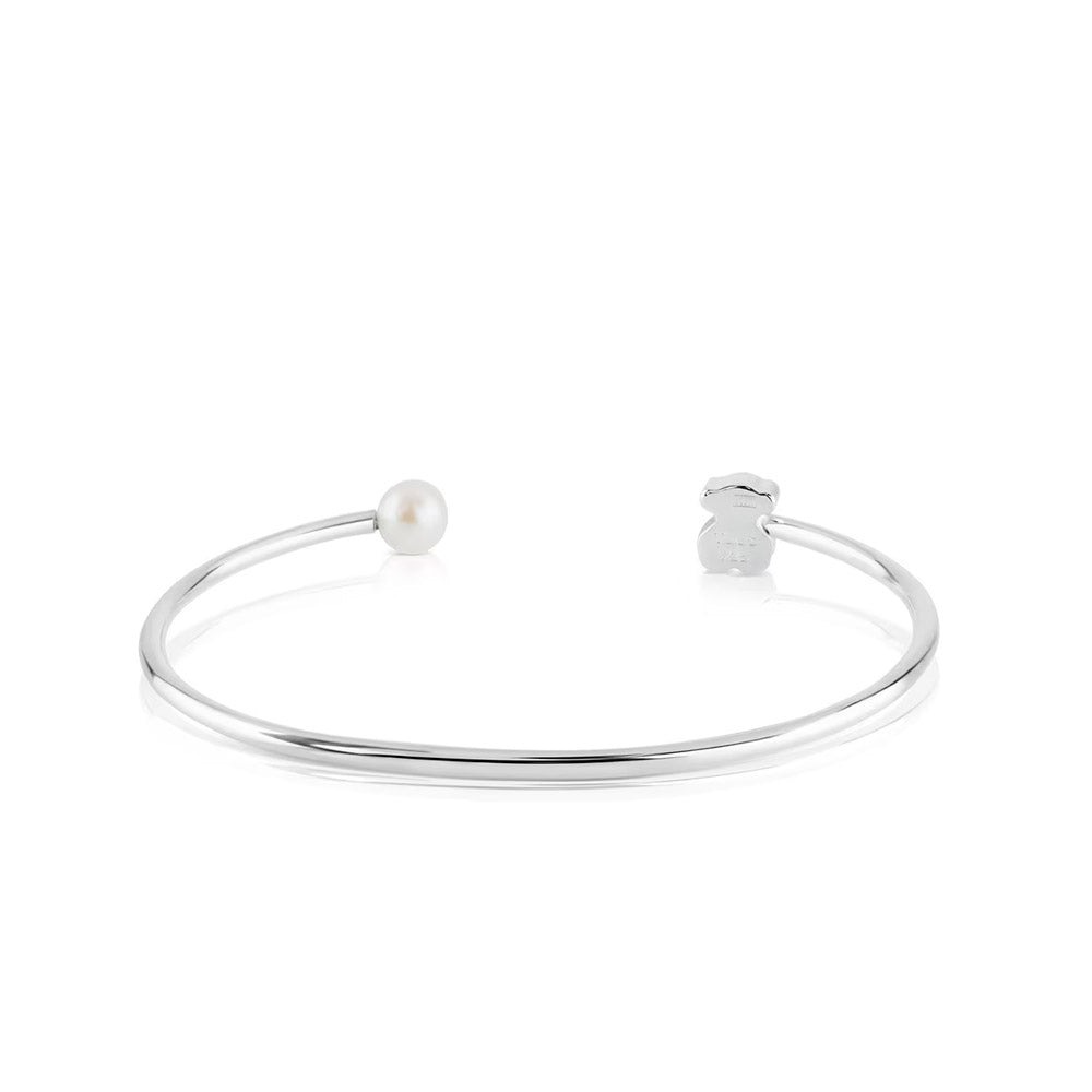 Silver TOUS Sweet Dolls Bracelet with pearl
