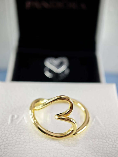Organically Shaped Heart Ring