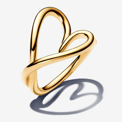 Organically Shaped Heart Ring
