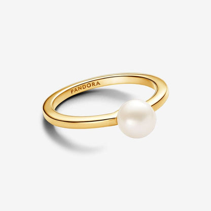 Treated Freshwater Cultured Pearl Ring