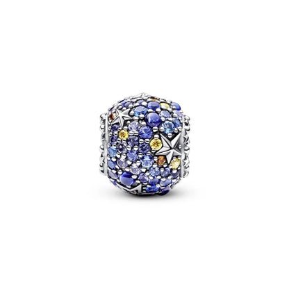 Planet Mercury & Stars Sparkling Charm