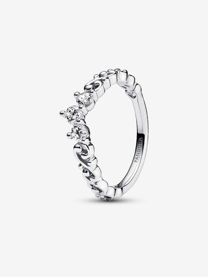 Regal Swirl Tiara Ring