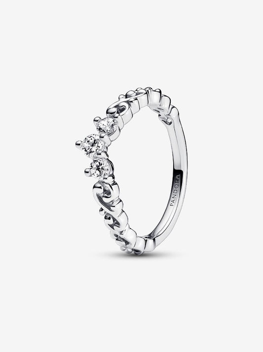 Regal Swirl Tiara Ring