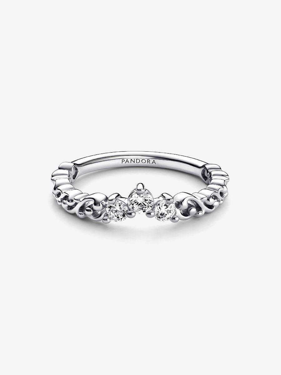Regal Swirl Tiara Ring