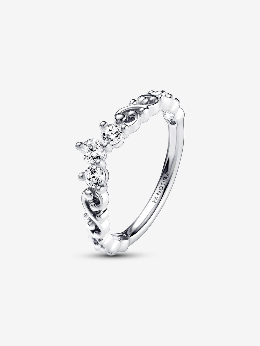 Regal Swirl Tiara Ring