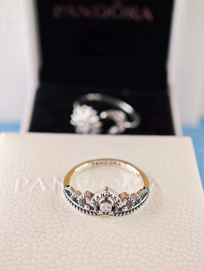 Regal Beaded Tiara Ring